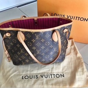 Auth Louis Vuitton Neverfull PM